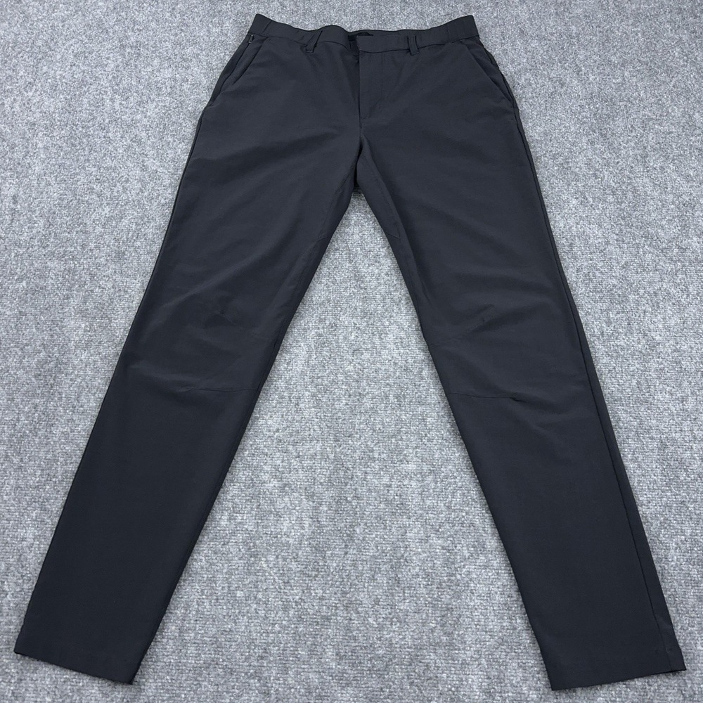 Fabletics The Only Pant Men's 31x32 Black Slim Fit Performance Tech Chino Golf